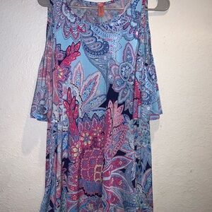 Honeyme Multicolor Paisley Blouse